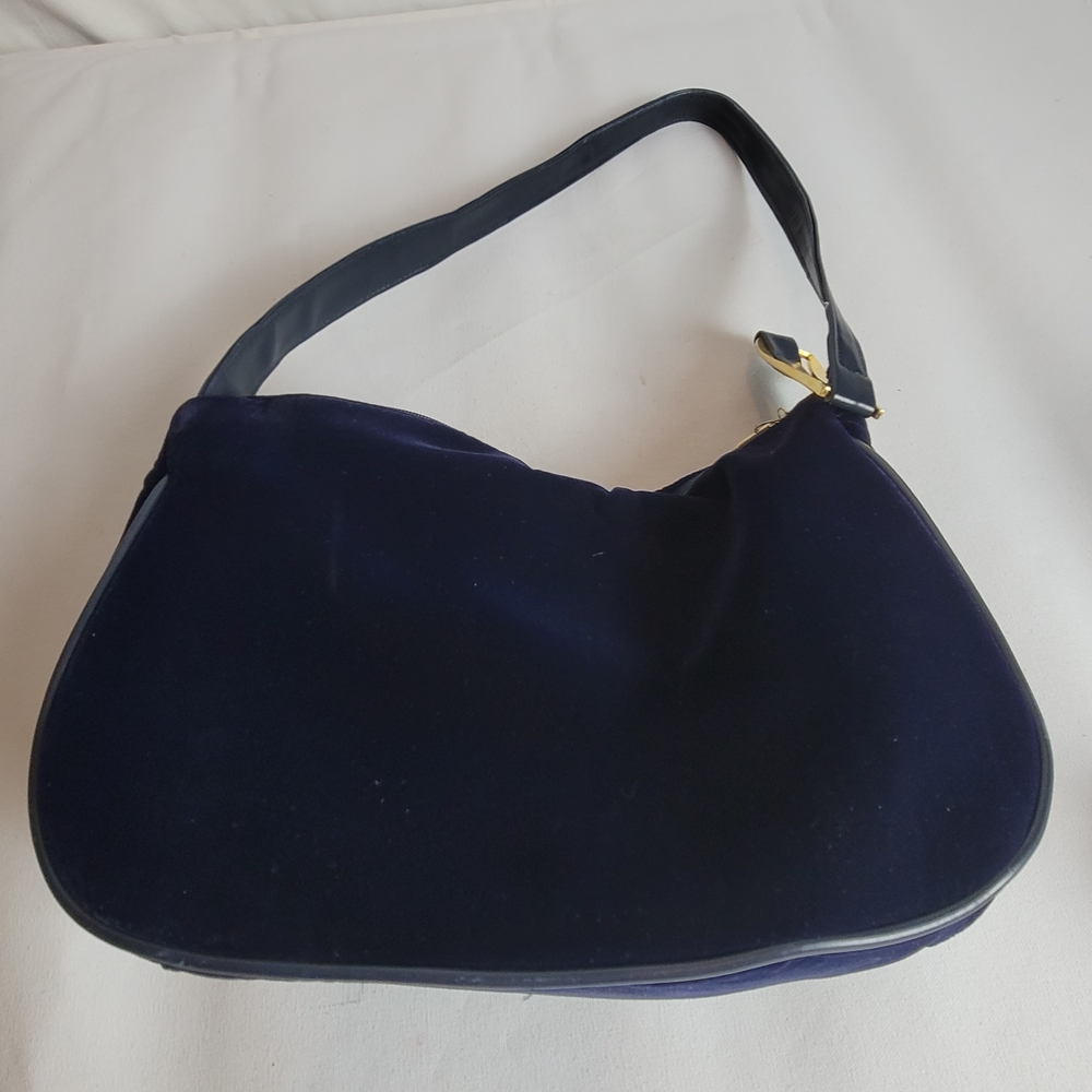 Blue Velvet Tianni Shoulder Bag